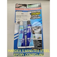 HARDEX 5 MINUTES STEEL EPOXY COMPOUND