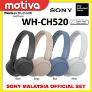 SONY WH-CH520 Wireless Headphones (Original) 1 Year Warranty by Sony Malaysia