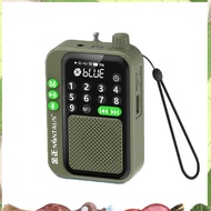 C90 Mini Pocket FM Radio Digital Radios Receiver Wireless  MP3 Speaker with LED Display Recording Sl