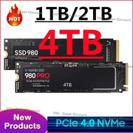 Brand New Original 980PRO 980EVO SSD 1TB 2TB 4TB NVME M2 2280 Pcie 4.0 Hard Drive Disk 3.0 Internal Solid State For Playstation5