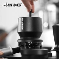 MHW-3BOMBER Dosing Shaker Espresso Dosing Funnel with Stirrer Aluminum Alloy Coffee Dosing Cup Fit 5