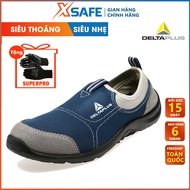 Giày bảo hộ lao động nam/nữ Deltaplus Miami S1P vải lưới siêu nhẹ thoáng khí Giày bảo hộ Miami chống