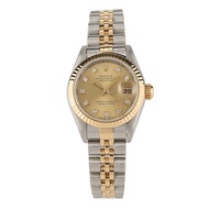 Rolex Rolex Watch Female Watch Diary Type Gold Automatic Machinery 69173 Rear Diamond