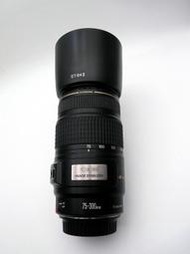 *遠攝。全幅* CANON EF 75-300mm IS USM 防手震 - 附日製保護鏡+遮光罩 -