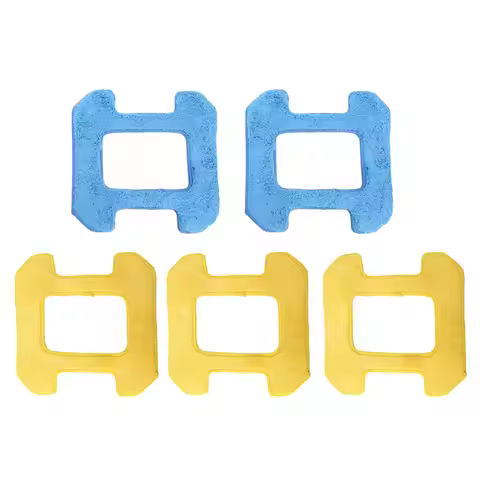 M08K 3Pc Wet Cleaning + 2Pc Dry Rubbing Mop Pads For Hobot 268 Window Cleaning Robot