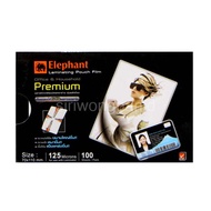 Card Lamination Film Size 70 110 mm. Elephant Brand 100 Sheets