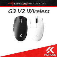 MCHOSE G3 V2 Wireless Gaming Mouse - 800mAh , PAW3311, 12K DPI, Tri-Mode Connection, Wireless/Wired 