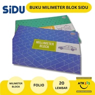 Buku Milimeter Block / Milimeter Blok Sinar Dunia SIDU Folio F4 Paper