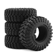 4pcs 1.3 in Wheels Soft Sticky Rubber Tires for 1/24 1/18 SCX24 TRX4M RC Crawler Car,RC 1.3" Wheels 