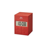BRUNO Cube Timer Clock Red Bruno Clock Watch Timer and Tabletop Stylish Celebration Gift