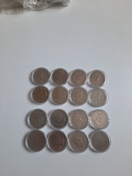 香港:前殖民地:(大一元硬幣):兩套:女皇頭:(1960年H版):1960年kIN版:1970年:(硬幣膽1971年):1972年:1973年:1974年:1975年:(8個1套):可散買1套:共16