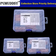 60Values 1/2W 1W 2W 3W 1% Metal film resistors kit dip 0.1R 100R 200R 300R 1K 2K 3K Resistor