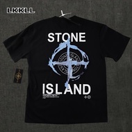 S-5XL Ready Stock T Shirt Men's Stone Island Stone Island Short-sleeved T-shirt