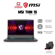 MSI Thin 15 B12UC-1499MY/1498MY(Alder Lake i5-12450H/i7-12650H/8GB/512GB SSD/15.6" FHD/RTX 3050/W11)