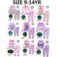 Girl cotton big size pajama  pj pyjama 8yrs old to 14yrs old