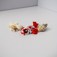 3D Printing Cute Koi Living Room Desk Decorations Pet Feng Shui Art Family Bedroom Decoration Z6AI