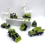 [whfashionkk] 6 Pieces Kids Farm Toys Realistic Tractor Toys Forklift Roller Dump Truck Tractor Exca
