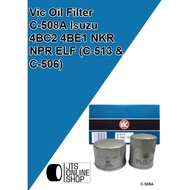 Vic Oil Filter C-508A Isuzu 4BC2 4BE1 NKR NPR ELF (C-513 & C-506)