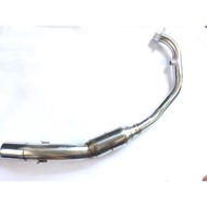 Ex135 ex150 air intake manifold with custom exhaust