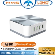 LDNIO A8101 Qualcomm Quick Charge QC 3.0 8 USB Adapter PLUG LD A8101