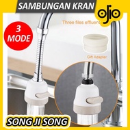 OJIO - Anti-Splash Flexible Shower Faucet Connection / Kitchen Shower Plastic Faucet Connection 3 Mo