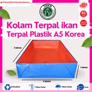 Fish Tarpaulin Pond Size 3x4x1 Meter Type A5 Korea