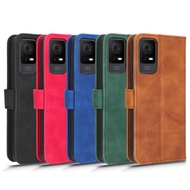 Ốp Lưng Da Bảo Vệ Chống Rơi Cho Điện Thoại Di Động TCL 408 Ốp Lưng Da Mềm Chống Sốc Ốp Lưng Điện Tho