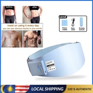 【ReadyStock】EMS Belt Abdominal Abdominal Fitness Waist Warmer Vibration Fat Loss Belly Shaping Belt 