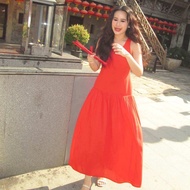 Kowloon Dress - เดรสยาว คอกลม