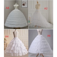 8 hoops 6 hoops petticoat for gown petticoat for wedding dress festive dress peticoat for adult