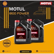5W30/5W40 MOTUL 8100 POWER 5L/1L (10000KM)