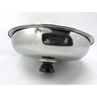 Thick Stainless Steel Pot Lid Wok Frying Pan Frying Pan Lid Soup Pot Lid 20cm22cm24cm26cm28 Free Shi