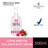Precious Skin AlphaArbutin Whitening Booster Collagen Body Serum 500ml
