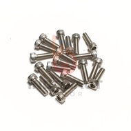 10 - 100 PCS 8x20 Threaded L Bolts 12 L6 Key M8x20 8mm Skru Skru M8 Skru 8mm