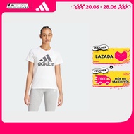 adidas Phong cách sống Áo thun logo Essentials LOUNGEWEAR Nữ trắng GL0649