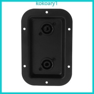 KOKO 1 4 Blank Jack Plates Theater Junction Box Connectors for PA DJ Speakers