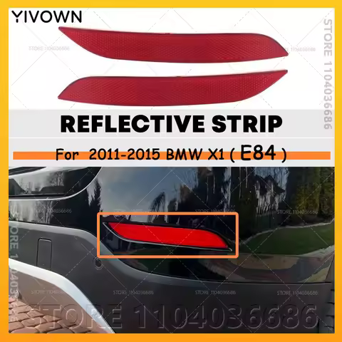 For 2011-2015 BMW X1 28i 28ix 35ix (E84) Rear Bumper Reflector Warning Lights Reflective Strips 6314