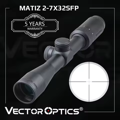 Vector Optics Matiz 2-7x32 Riflescope 1 Inch 25.4mm Hunting Optical Rifle Scope Tested on Real Firea
