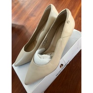 NEW Hush Puppies 38 Megan Beige Heels Hush Puppies High Heels Women's Heels Women's Work Shoes Size 