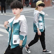 24 boy coat new children's coat women's soft and comfortable baby windbreaker coat Kanak-Kanak Lelaki Musim Bunga dan Musim Luruh Jaket Jaket Baru Lembut dan Selesa Kanak Budak Lelaki Lelaki Lapang Kanak-Kanak Lelaki Fesyen Kasual Musim Bung