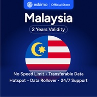 Eskimo Malaysia eSIM 1GB | 2 Years Validity | How to Redeem in Description