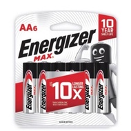 Energizer Max AA / AAA Alkaline Batteries E91 / E92 BP6