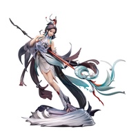 ร้านขายของเล่นรุ่น Myethos White Crane Island Goddess Da Qiao 1/7 ของสะสม 28.5 ซม. สำหรับผู้เล่นวัย