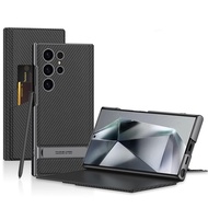 For Samsung Galaxy S25 Ultra Case GKK PU Plain Leather Wallet Book Flip Stand Cover With Card Slot f