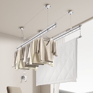 Hand Lifting Clothes Hanging System / Ceiling Mounted Lifting Clothes Hanger / Lifting Drying Rack /