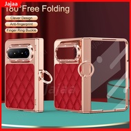 Ring Diamond Case For Huawei Pura X Max Pura x max PuraX Max 5G Buckle Link Fashion Luxury Leather C