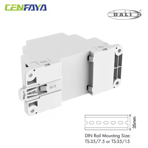 CENFAYA 4 Channel DALI LED Dimmer DALI2 4CH*5A 12-48VDC DT6 DT8 PWM digital dimming with Push Switch