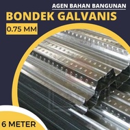 #YJK - Bondek 0.75 Full Real 0.70 mm (Panjang 6 Meter) / Bondek 0,75