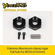 Yokomo Aluminum clamp type foil hub for BD10 (4.0mm) (B10-011A)