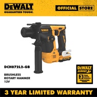 DEWALT DCH072L2-GB 12V Brushless Rotary Hammer With 3.0Ah Battery (Gerudi Putar Tanpa Berus)